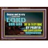 CEASE NOT TO CRY UNTO THE LORD  Encouraging Bible Verses Acrylic Frame  GWARK10458  "33X25"