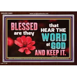 BE DOERS AND NOT HEARER OF THE WORD OF GOD  Bible Verses Wall Art  GWARK10483  "33X25"