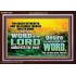 THE WORD OF THE LORD ENDURETH FOR EVER  Christian Wall Décor Acrylic Frame  GWARK10493  "33X25"