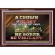 CROWN OF GLORY THAT FADETH NOT BE SOBER BE VIGILANT  Contemporary Christian Paintings Acrylic Frame  GWARK10501  