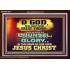 GUIDE ME THY COUNSEL GREAT AND MIGHTY GOD  Biblical Art Acrylic Frame  GWARK10511  "33X25"