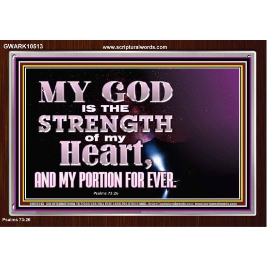 JEHOVAH THE STRENGTH OF MY HEART  Bible Verses Wall Art & Decor   GWARK10513  