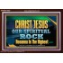 CHRIST JESUS OUR ROCK HOSANNA IN THE HIGHEST  Ultimate Inspirational Wall Art Acrylic Frame  GWARK10529  "33X25"