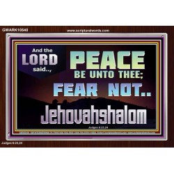 JEHOVAHSHALOM PEACE BE UNTO THEE  Christian Paintings  GWARK10540  "33X25"