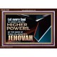 JEHOVAH ALMIGHTY THE GREATEST POWER  Contemporary Christian Wall Art Acrylic Frame  GWARK10568  
