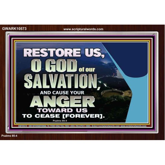 GOD OF OUR SALVATION  Scripture Wall Art  GWARK10573  