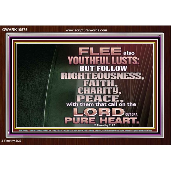 FOLLOW RIGHTEOUSNESS  Scriptural Wall Art  GWARK10575  