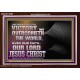 THE VICTORY THAT OVERCOMETH THE WORLD JESUS CHRIST  Christian Art Acrylic Frame  GWARK10580  