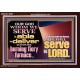 OUR GOD WHOM WE SERVE IS ABLE TO DELIVER US  Custom Wall Scriptural Art  GWARK10602  
