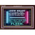 A NEW HEART ALSO WILL I GIVE YOU  Custom Wall Scriptural Art  GWARK10608  "33X25"