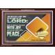 GO OUT WITH JOY AND BE LED FORTH WITH PEACE  Custom Inspiration Bible Verse Acrylic Frame  GWARK10617  