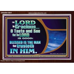 BLESSED IS THE MAN THAT TRUSTETH IN THE LORD  Scripture Wall Art  GWARK10641  "33X25"