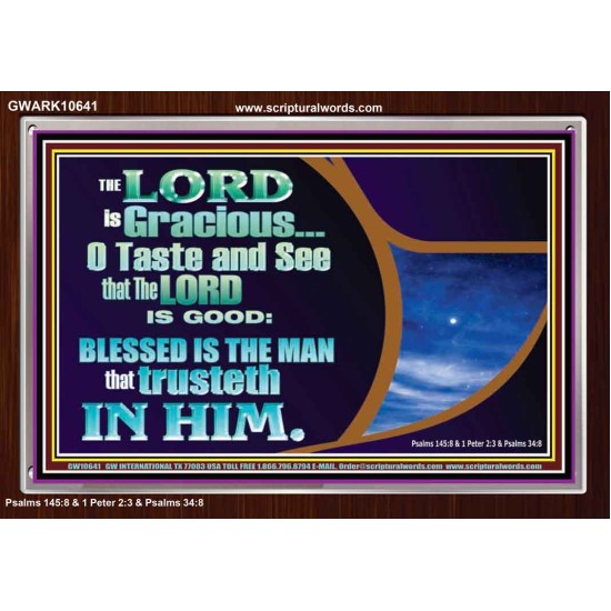 BLESSED IS THE MAN THAT TRUSTETH IN THE LORD  Scripture Wall Art  GWARK10641  