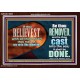 THIS MOUNTAIN BE THOU REMOVED AND BE CAST INTO THE SEA  Ultimate Inspirational Wall Art Acrylic Frame  GWARK10653  
