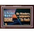 REMEMBER HIS WONDERS AND THE JUDGMENTS OF HIS MOUTH  Church Acrylic Frame  GWARK10659  "33X25"