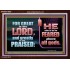 THE LORD IS TO BE FEARED ABOVE ALL GODS  Righteous Living Christian Acrylic Frame  GWARK10666  "33X25"