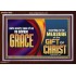 A GIVEN GRACE ACCORDING TO THE MEASURE OF THE GIFT OF CHRIST  Children Room Wall Acrylic Frame  GWARK10669  "33X25"