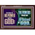 THERE IS NO POWER BUT OF GOD THE POWERS THAT BE ARE ORDAINED OF GOD  Church Acrylic Frame  GWARK10686  "33X25"
