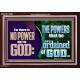 THERE IS NO POWER BUT OF GOD THE POWERS THAT BE ARE ORDAINED OF GOD  Church Acrylic Frame  GWARK10686  