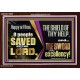 O PEOPLE SAVED BY THE LORD  Children Room Wall Acrylic Frame  GWARK10699  