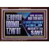 JEHOVAH ADONAI  TZVAOT OUR REFUGE AND STRENGTH  Ultimate Inspirational Wall Art Acrylic Frame  GWARK10710  "33X25"