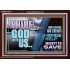 IMMANUEL..GOD WITH US MIGHTY TO SAVE  Unique Power Bible Acrylic Frame  GWARK10712  "33X25"