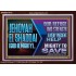 JEHOVAH  EL SHADDAI GOD ALMIGHTY OUR REFUGE AND STRENGTH  Ultimate Power Acrylic Frame  GWARK10713  "33X25"