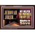 JEHOVAHJIREH THE PROVIDER FOR OUR LIVES  Righteous Living Christian Acrylic Frame  GWARK10714  "33X25"