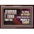 JEHOVAH EL GIBBOR MIGHTY GOD MIGHTY TO SAVE  Eternal Power Acrylic Frame  GWARK10715  "33X25"