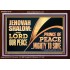 JEHOVAHSHALOM THE LORD OUR PEACE PRINCE OF PEACE  Church Acrylic Frame  GWARK10716  "33X25"