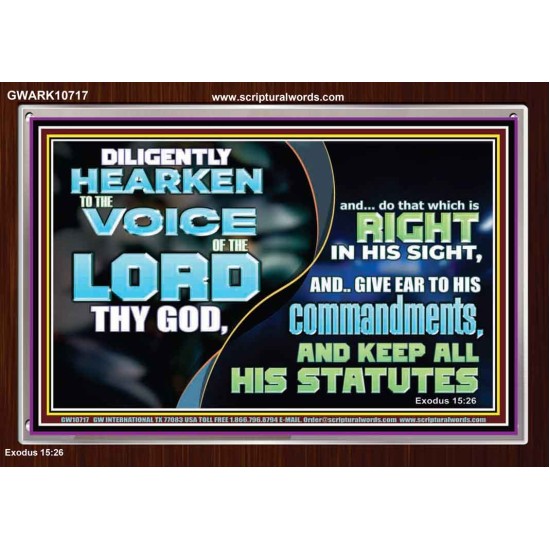 DILIGENTLY HEARKEN TO THE VOICE OF THE LORD THY GOD  Children Room  GWARK10717  