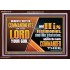 DILIGENTLY KEEP THE COMMANDMENTS OF THE LORD OUR GOD  Ultimate Inspirational Wall Art Acrylic Frame  GWARK10719  "33X25"