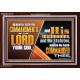 DILIGENTLY KEEP THE COMMANDMENTS OF THE LORD OUR GOD  Ultimate Inspirational Wall Art Acrylic Frame  GWARK10719  