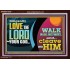 DILIGENTLY LOVE THE LORD WALK IN ALL HIS WAYS  Unique Scriptural Acrylic Frame  GWARK10720  "33X25"