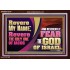 REVERE MY NAME AND REVERENTLY FEAR THE GOD OF ISRAEL  Scriptures Décor Wall Art  GWARK10734  "33X25"