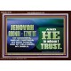 JEHOVAI ADONAI - TZVA'OT OUR GOODNESS FORTRESS HIGH TOWER DELIVERER AND SHIELD  Christian Quote Acrylic Frame  GWARK10754  