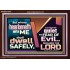 WHOSO HEARKENETH UNTO THE LORD SHALL DWELL SAFELY  Christian Artwork  GWARK10767  "33X25"