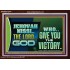 JEHOVAHNISSI THE LORD GOD WHO GIVE YOU THE VICTORY  Bible Verses Wall Art  GWARK10774  "33X25"