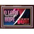 O LORD THAT ART MY HOPE IN THE DAY OF EVIL  Christian Paintings Acrylic Frame  GWARK10791  "33X25"