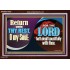 THE LORD HATH DEALT BOUNTIFULLY WITH THEE  Contemporary Christian Art Acrylic Frame  GWARK10792  "33X25"