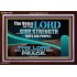 THE VOICE OF THE LORD GIVE STRENGTH UNTO HIS PEOPLE  Contemporary Christian Wall Art Acrylic Frame  GWARK10795  "33X25"