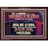 LET THE WICKEDNESS OF THE WICKED COME TO AN END HEAL ME O LORD  Scripture Art Acrylic Frame  GWARK10796  "33X25"