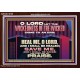 LET THE WICKEDNESS OF THE WICKED COME TO AN END HEAL ME O LORD  Scripture Art Acrylic Frame  GWARK10796  