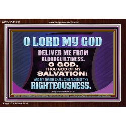 DELIVER ME FROM BLOODGUILTINESS  Religious Wall Art   GWARK11741  "33X25"