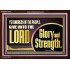 GIVE UNTO THE LORD GLORY AND STRENGTH  Sanctuary Wall Picture Acrylic Frame  GWARK11751  "33X25"