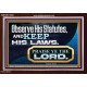 OBSERVE HIS STATUES AND KEEP HIS LAWS  Righteous Living Christian Acrylic Frame  GWARK12021  