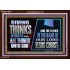 GIVE THANKS ALWAYS FOR ALL THINGS UNTO GOD  Scripture Art Prints Acrylic Frame  GWARK12060  "33X25"
