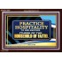 PRACTICE HOSPITALITY TO ONE ANOTHER  Religious Art Picture  GWARK12066  "33X25"
