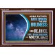 ABBA FATHER HATH SPOKEN IN HIS HOLINESS REJOICE  Contemporary Christian Wall Art Acrylic Frame  GWARK12086  