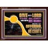 GIVE UNTO THE LORD THE GLORY DUE UNTO HIS NAME  Scripture Art Acrylic Frame  GWARK12087  "33X25"